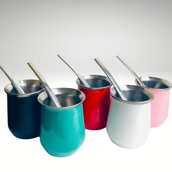 【マテ茶・茶器セット】カップ・カラー＋ボンビージャ