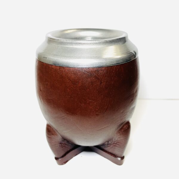 【マテ壺・革・茶色】Mate Torpedo