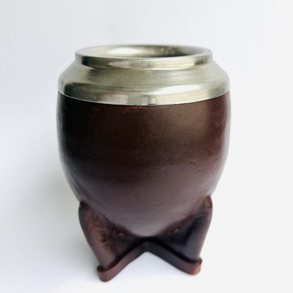 マテ壺・茶革　Mate Torpedo