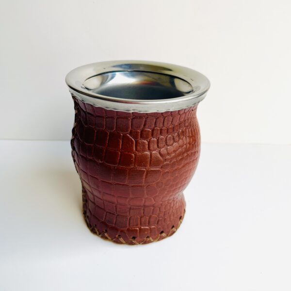 【マテ茶・専用カップ】ブラウンレザー