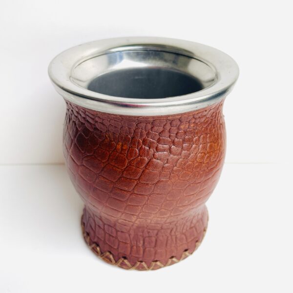 【マテ茶・専用カップ】ブラウンレザー