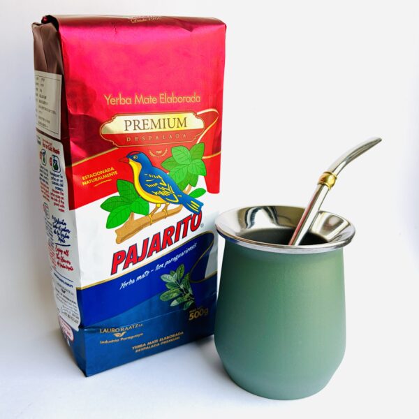 マテ茶デビューセット　茶葉＋カップ＋ボンビージャ