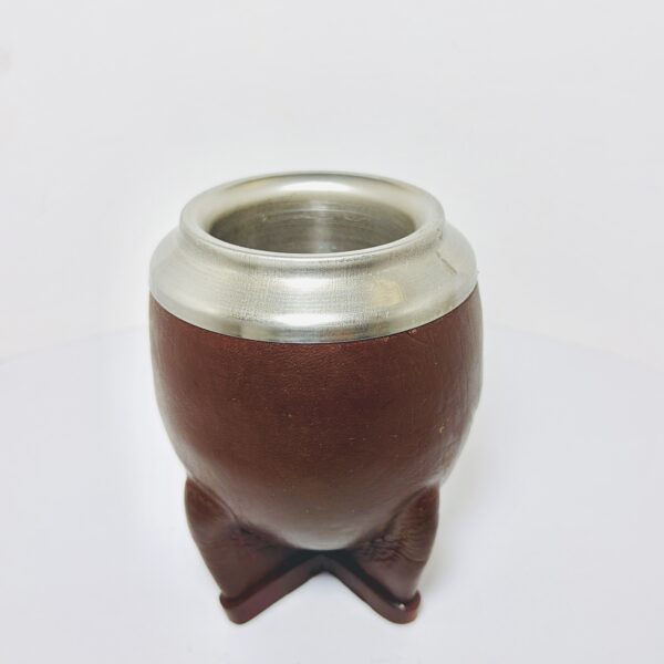 マテ壺・茶革　Mate Torpedo